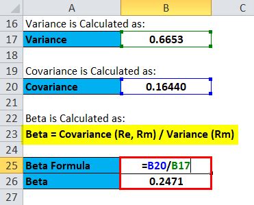 how to find beta|How to Calculate Beta in Excel .